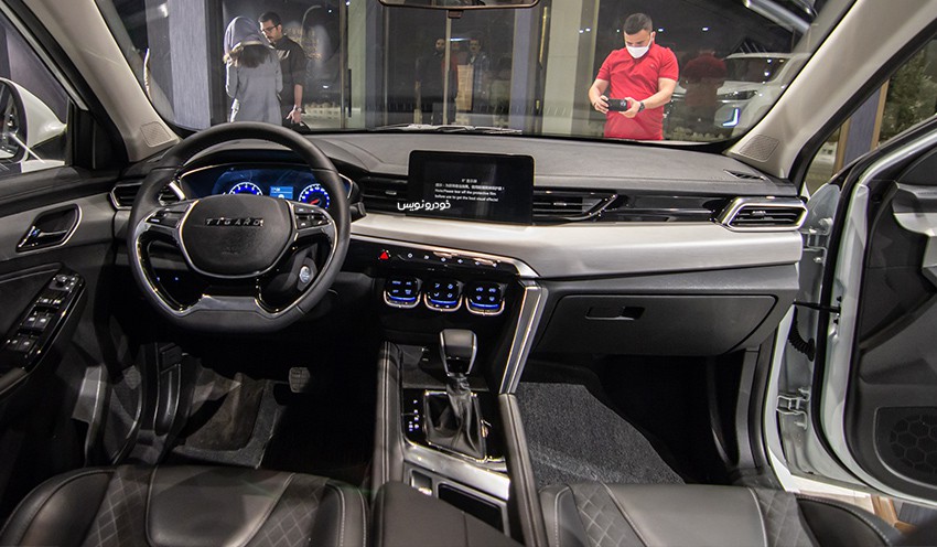 طراحی داخلی و کابین خودروی تیگارد X35